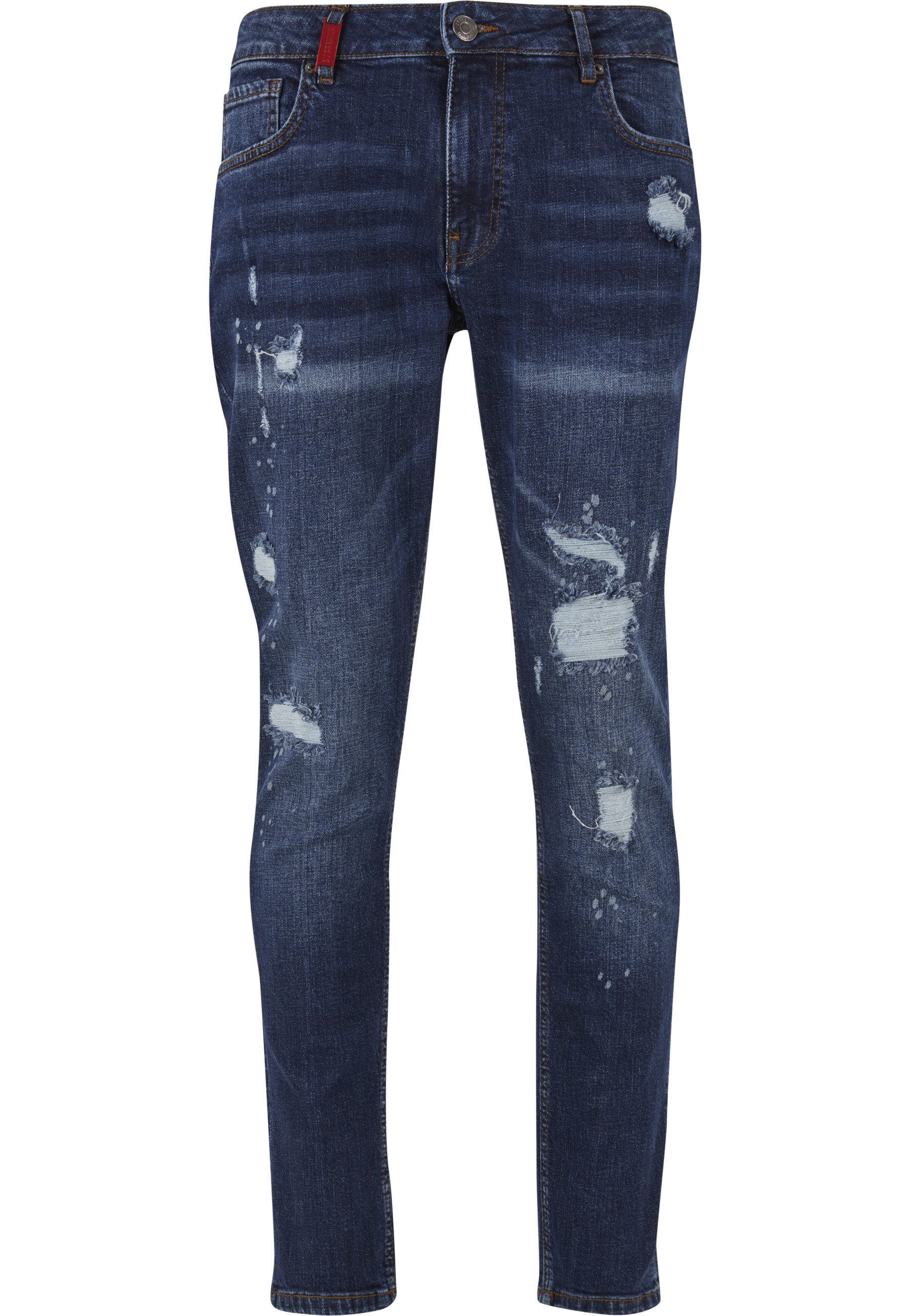 2Y Premium Bequeme Jeans 2Y Premium 2Y EMILIO RIPPED SLIM FIT JEANS