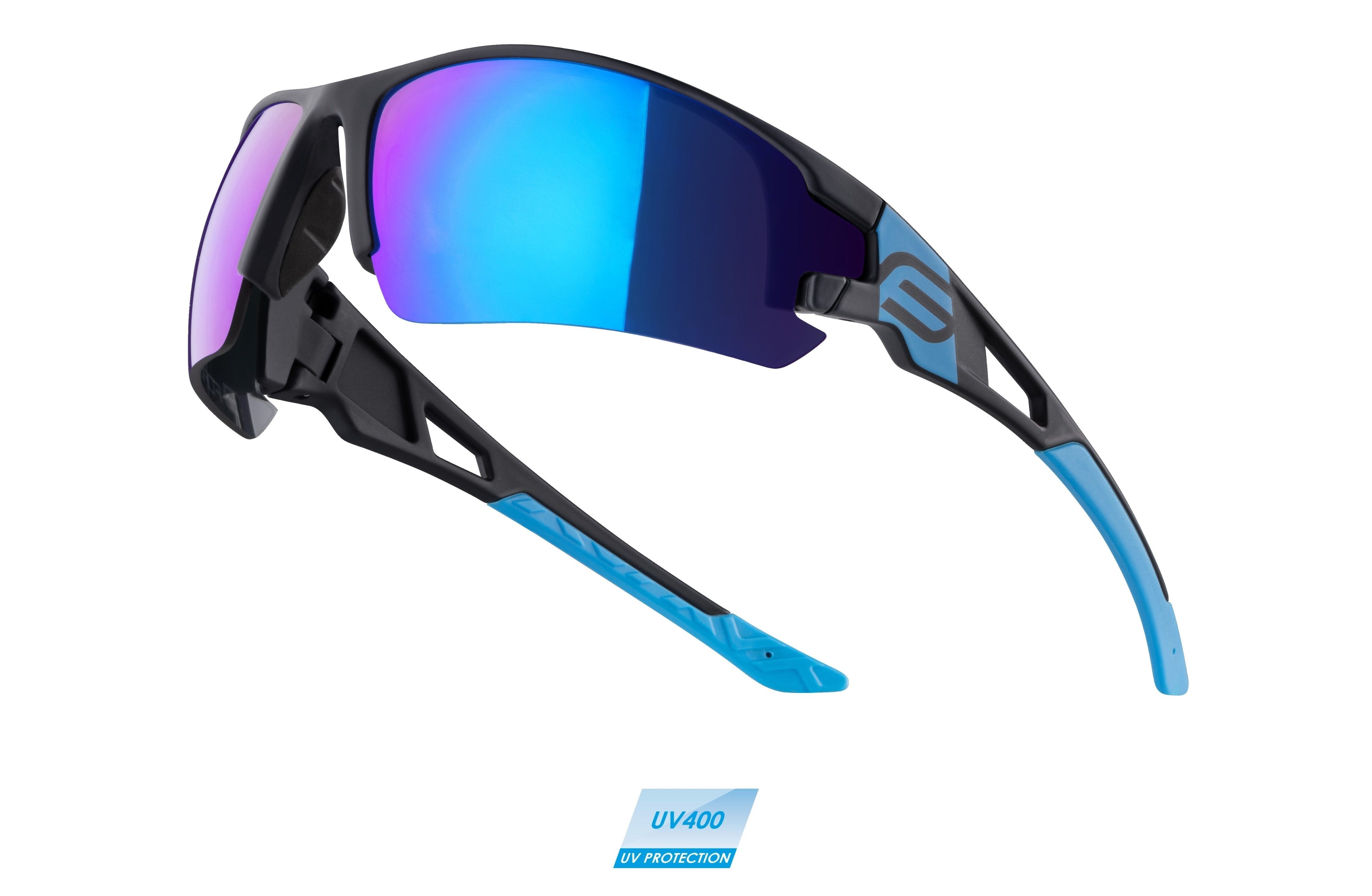 FORCE Fahrradbrille Sonnernbrille FORCE CALIBRE blue