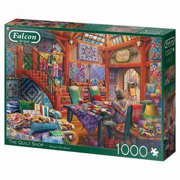 Jumbo Spiele Puzzle Falcon The Quilt Shop 1000 Teile, 1000 Puzzleteile