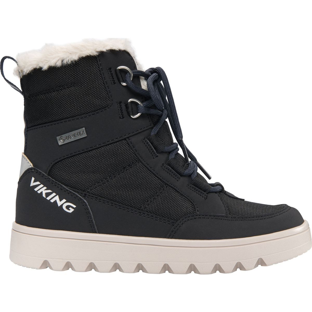 Viking Fleek Warm GTX Zip Winterstiefel Perfekter Winterstiefel für Kinder mit wasserdichtem GORE-TEX®, extra
