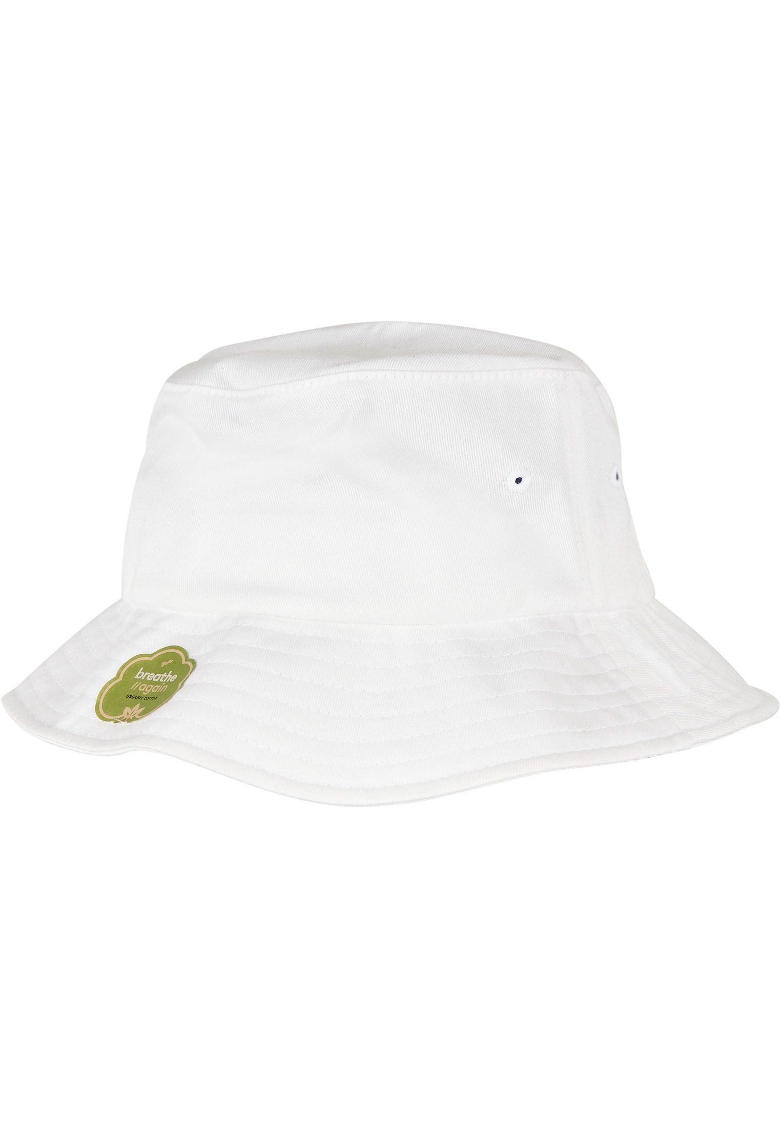 Organic Hat white Bucket Accessoires Flex Cap Flexfit Cotton