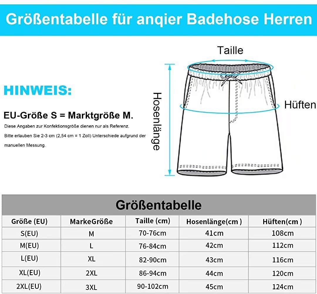 Daskoo Badeshorts Badehose Schwimmhose Schwimmshort Shorts günstig online kaufen