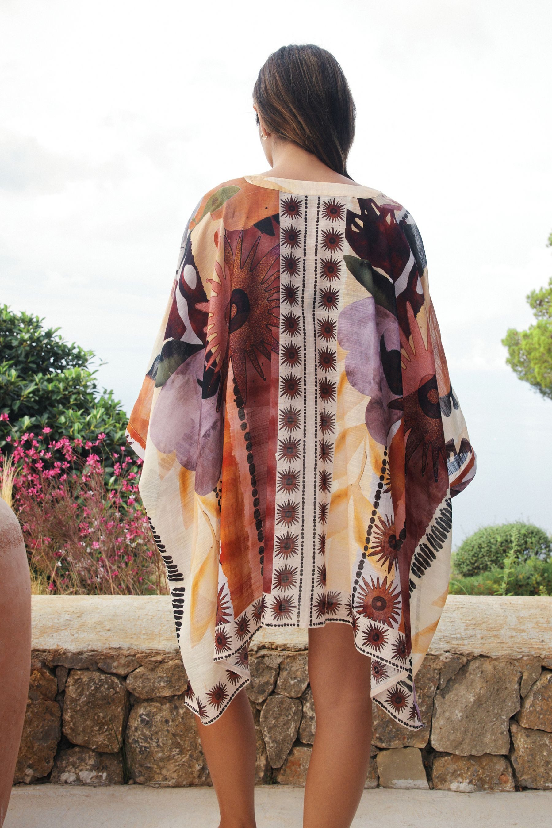 Next Kaftan Kaftanhemd-Cover-up mit Print (1-tlg) – Bild 2 von 5