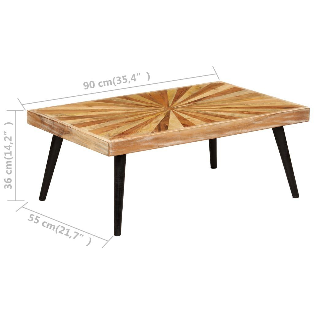 furnicato Mangoholz Couchtisch 90x55x36 Massiv cm