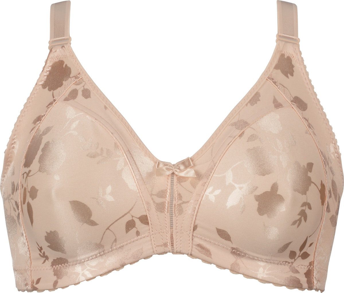 Naturana Minimizer-BH Minimizer (1-tlg) Shaping-Effekt, breite Träger, feminin, bügellos, Satin, Blumenmuster – Bild 2 von 5
