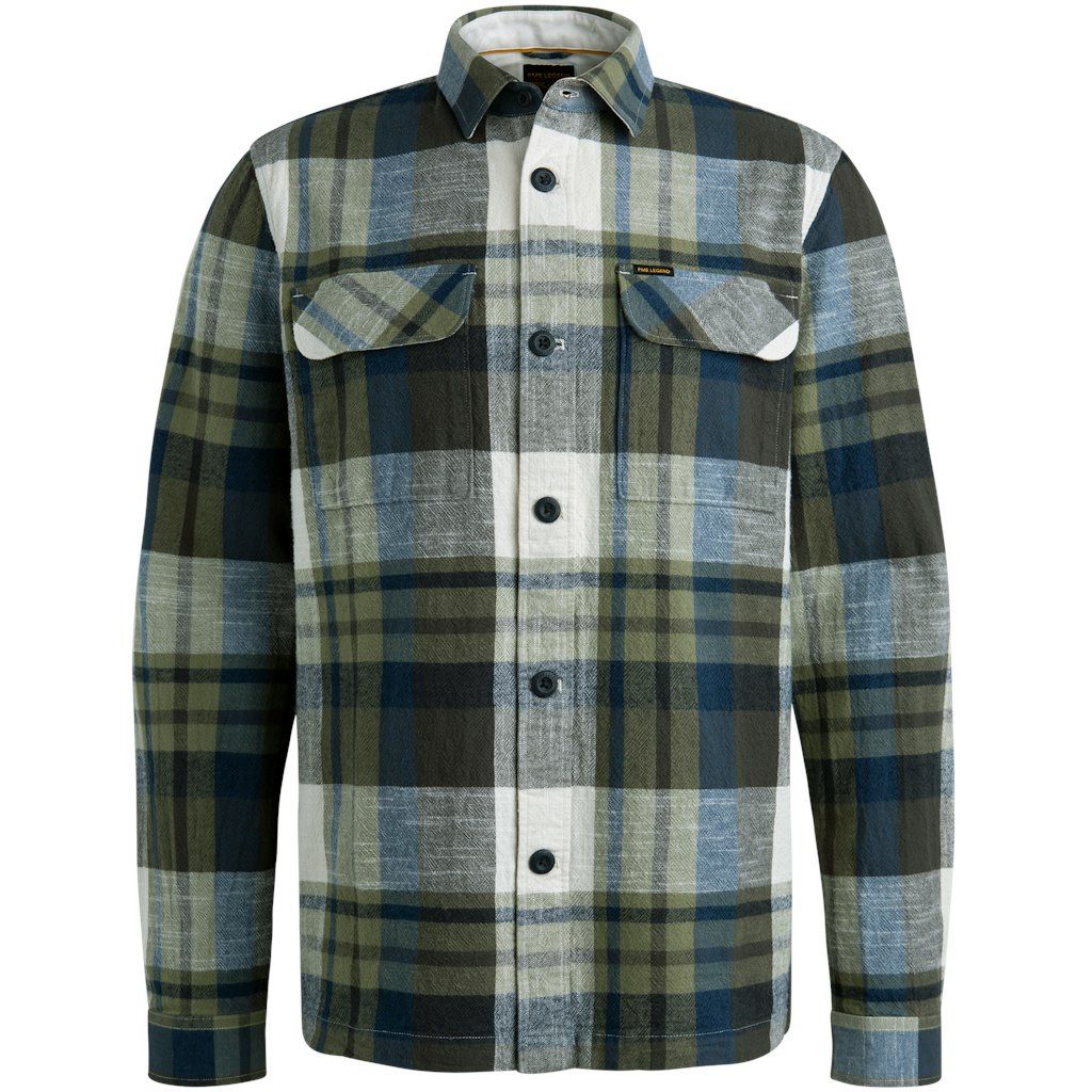 Langarmshirt Long Sleeve Shirt Slub Yarn Dyed C