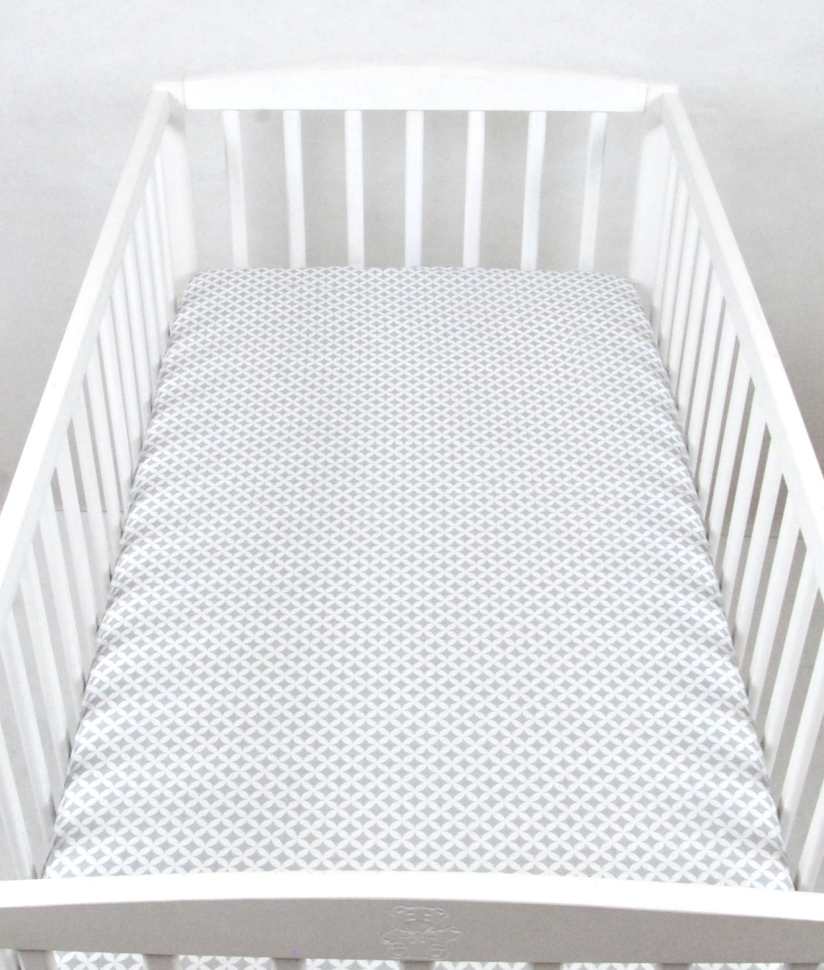 BabyLux Spannbettlaken SPANNBETTLAKEN 70x140 Spannbetttuch Baumwolle Kinder Baby Babybett, 106. Marokko Grau