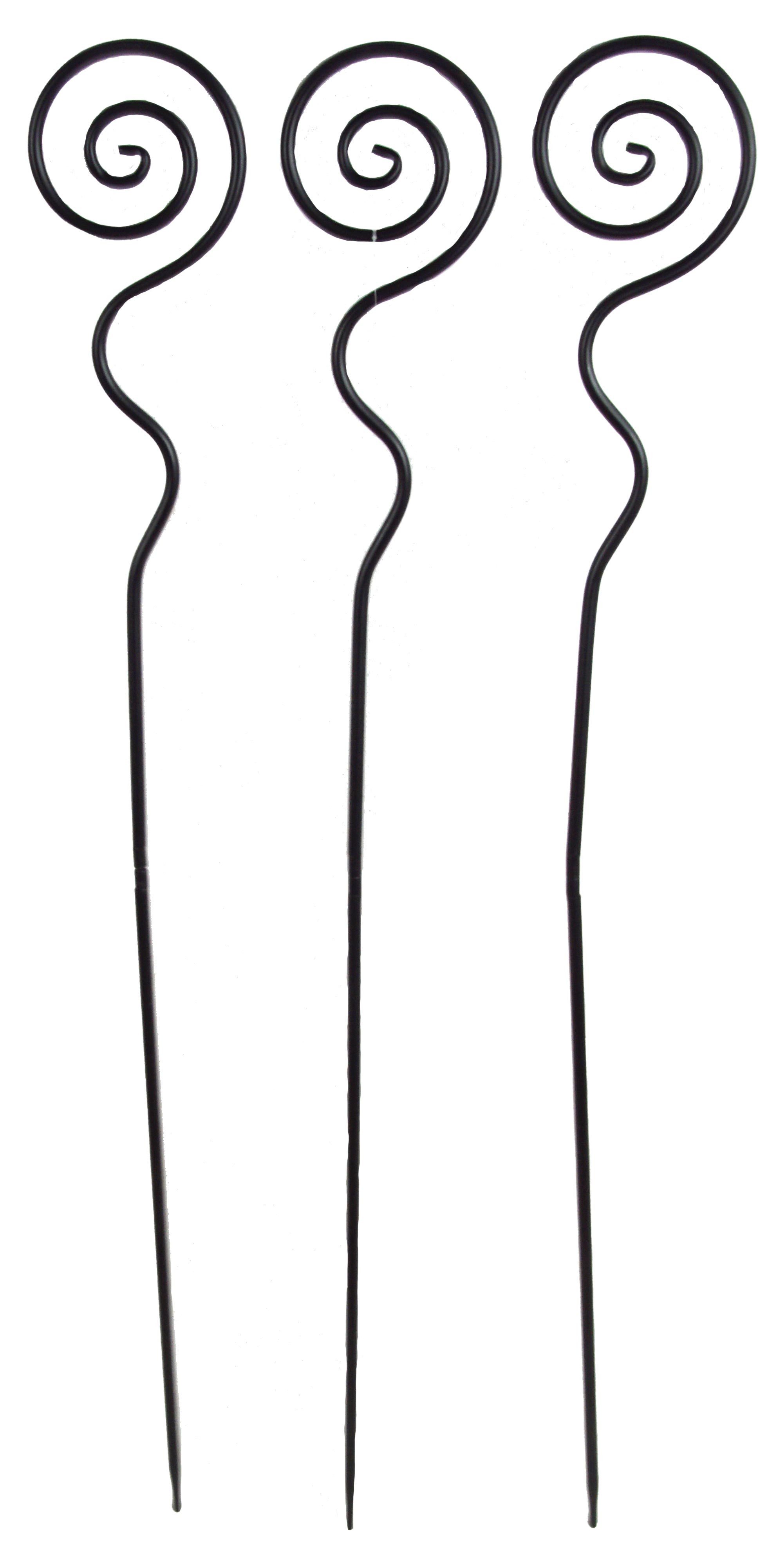 Gartenursel Gartenstecker 3er Set Gartenstecker Spirale (3-St)