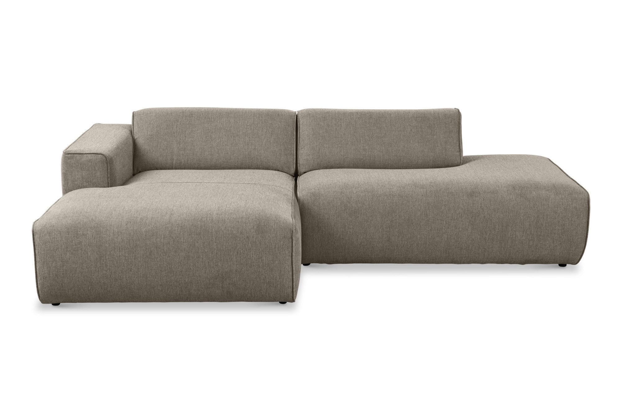Home affaire Ecksofa Noord mit Kedernaht, Breite 227 cm, L-Form, Cord, Stru günstig online kaufen