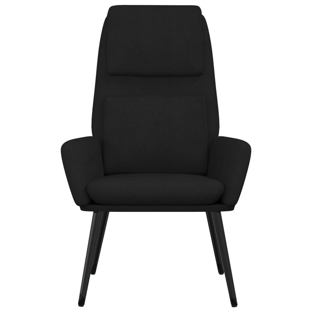vidaXL Sessel Relaxsessel Schwarz Stoff (1-St) günstig online kaufen