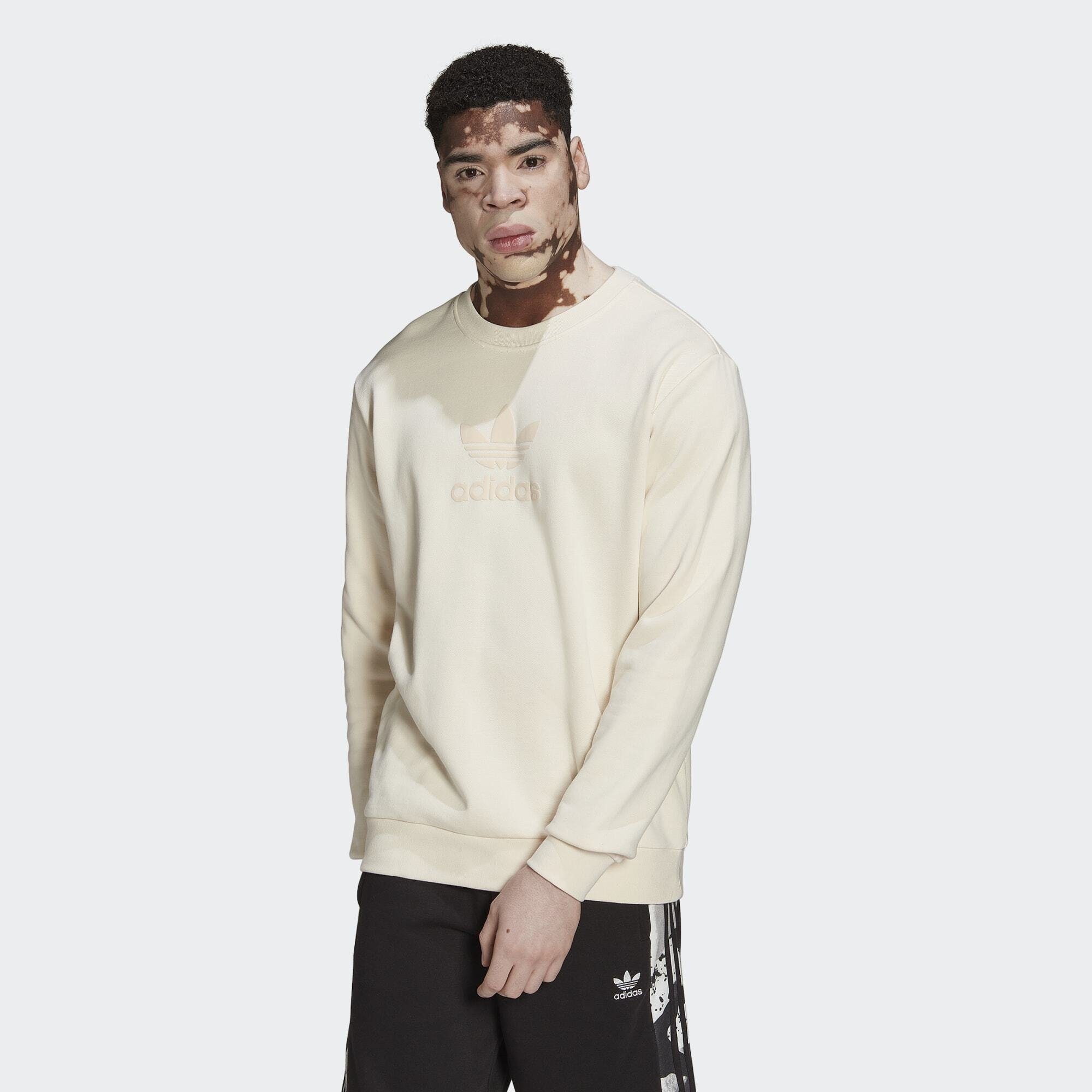 adidas Originals Sweatshirt TREFOIL SERIES STREET SWEATSHIRT Wonder White