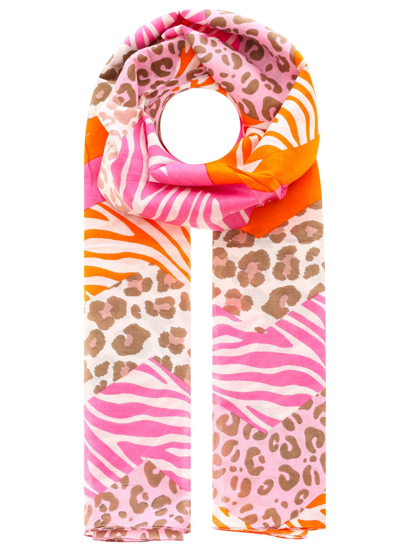 Modeschal "Leo Zebra Zickzack"