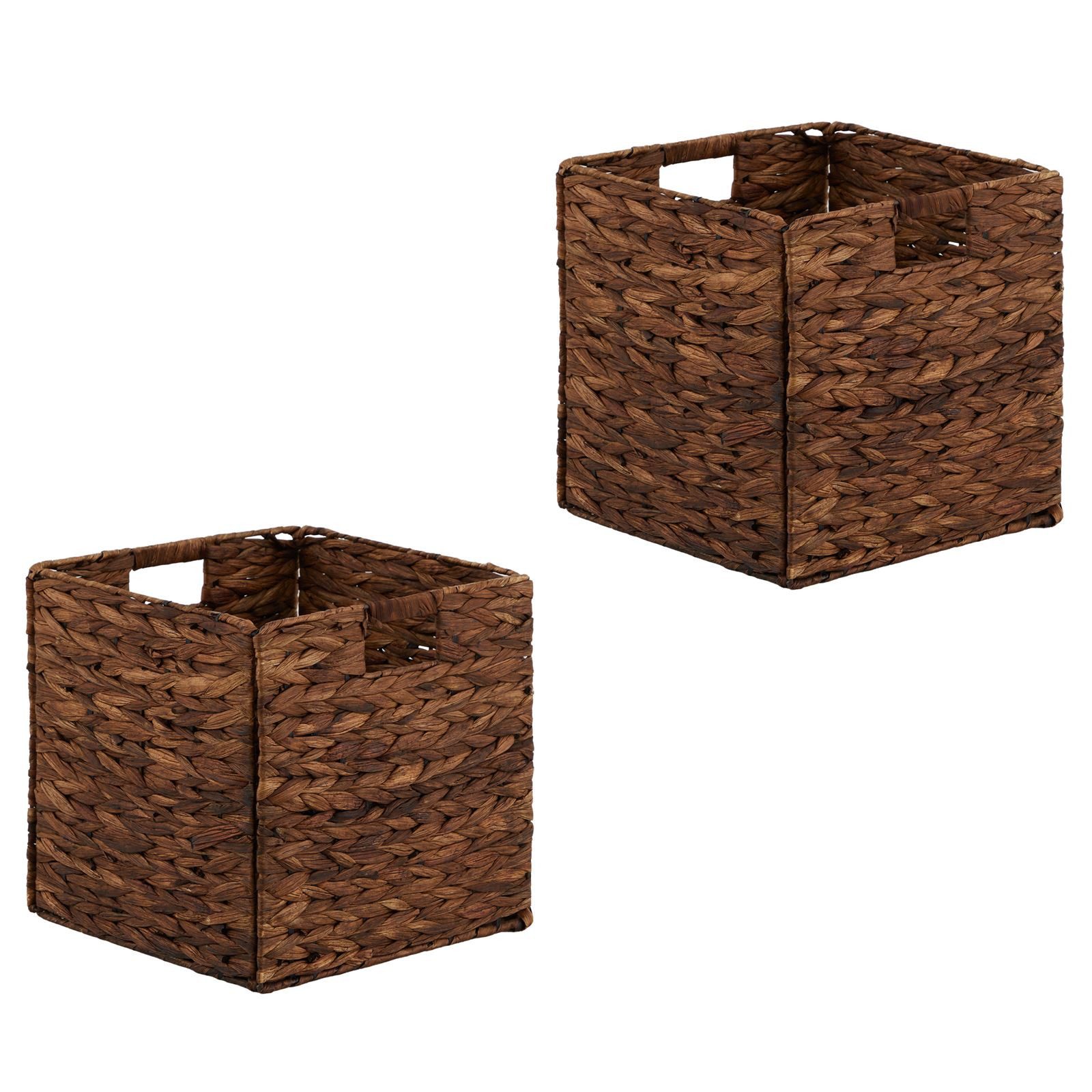 CARO-Möbel Dekokiste CAO (Set), Aufbewahrungskorb aus Wasserhyazinthe, 2er günstig online kaufen