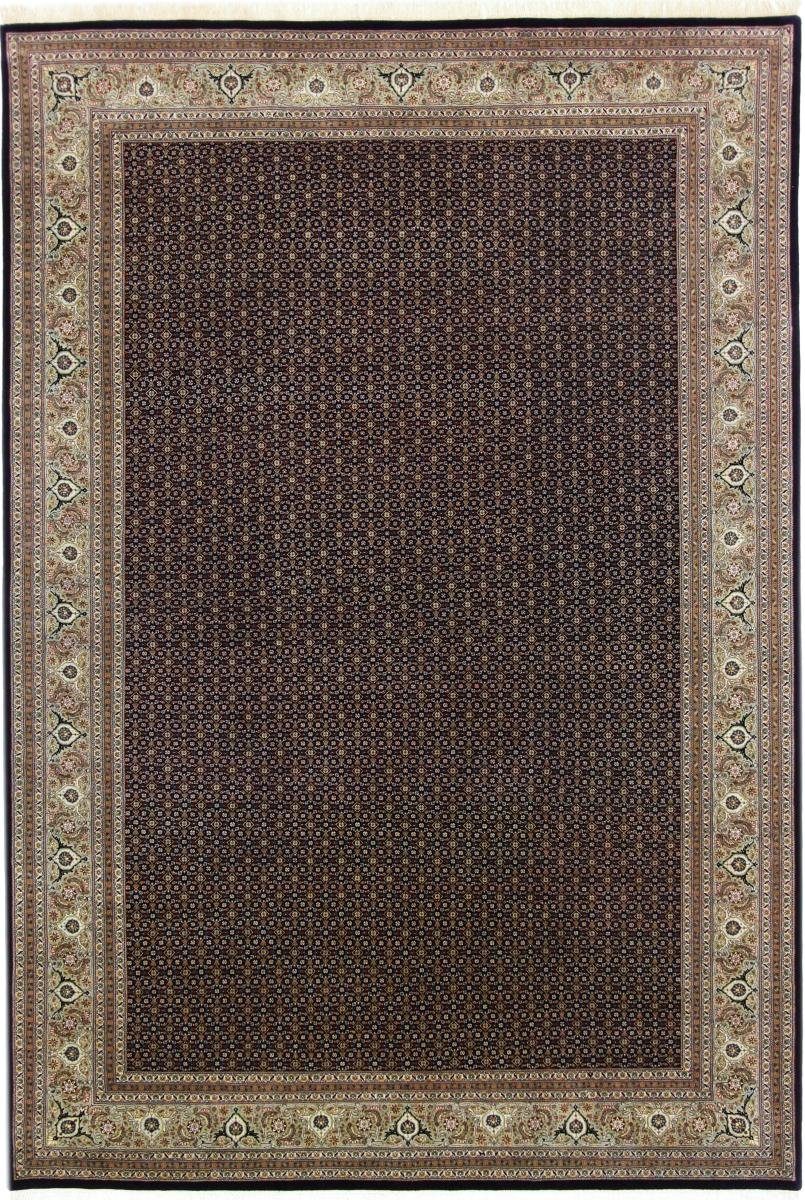 Orientteppich Indo Täbriz fein 201x295 Handgeknüpfter Orientteppich, Nain Trading, rechteckig, Höhe: 12 mm