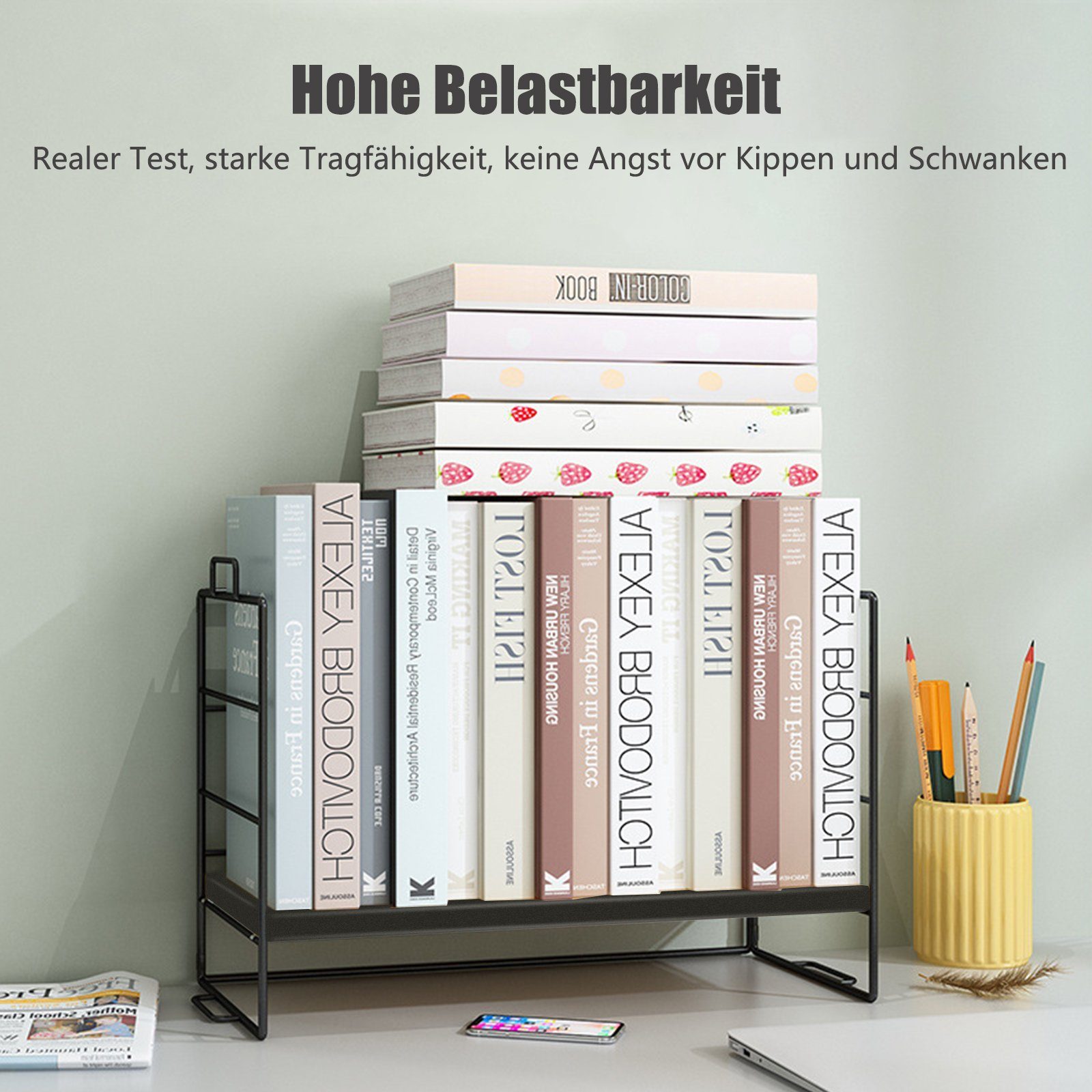 TWSOUL Bücherregal Schreibtisch-Aufbewahrungsregal, Schreibtisch-Organizer günstig online kaufen
