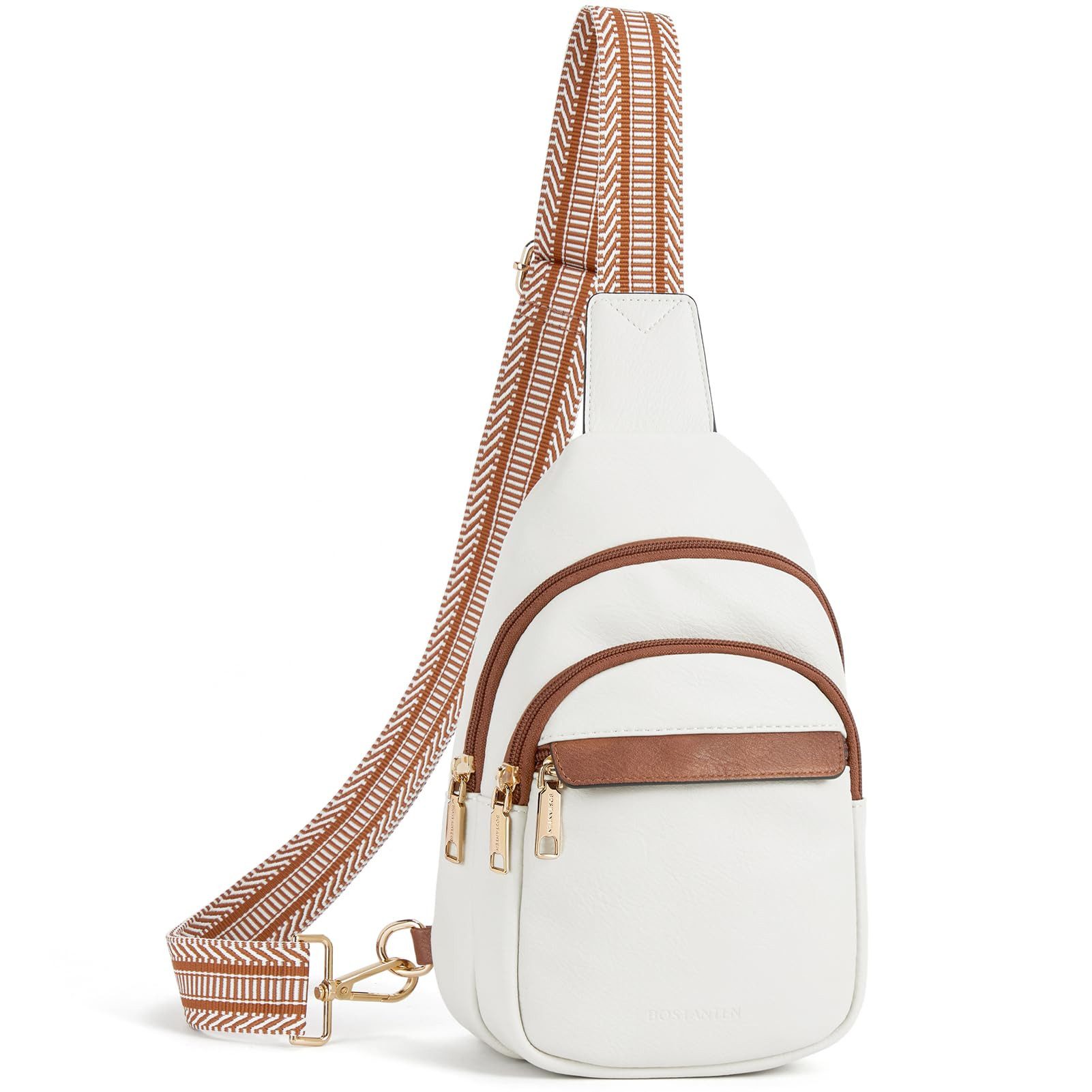 FOUORTUNATE-BEE Umhängetasche Damen Brusttasche als Crossbody, schlicht & m günstig online kaufen