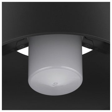 SLV Spiegelleuchte Deckenleuchte Photoni in Schwarz E27 IP55, keine Angabe, Leuchtmittel enthalten: Nein, warmweiss, Badezimmerlampen, Badleuchte, Lampen für das Badezimmer