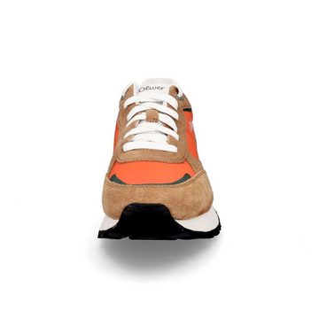 s.Oliver s.Oliver Herren Leder Sneaker orange braun Sneaker