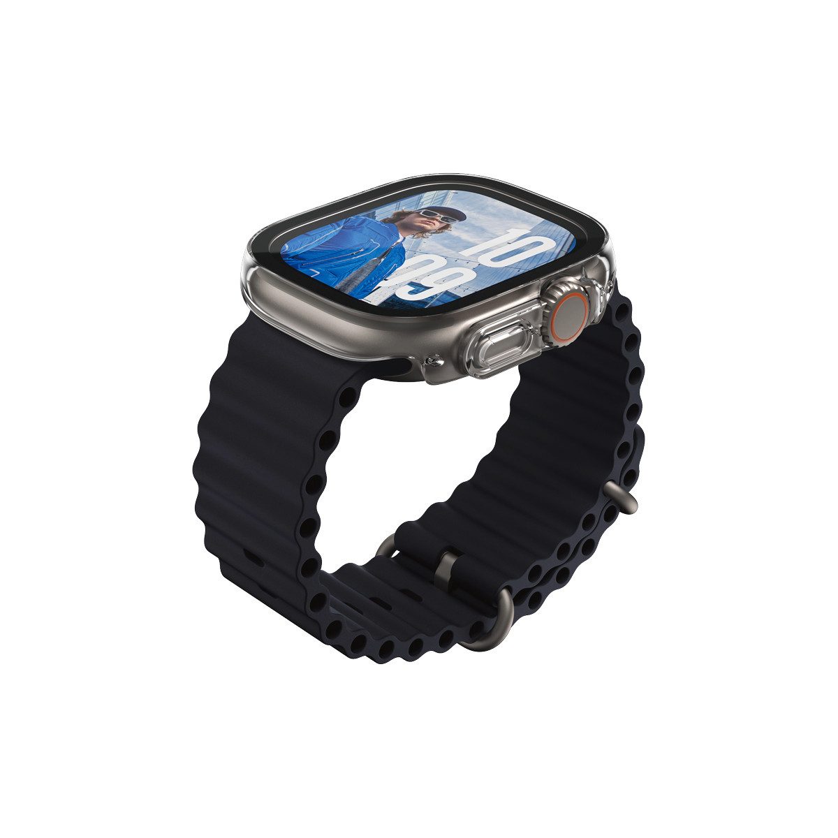 CARE by PanzerGlass Displayschutzglas Full Body Protection für Apple Watch Ultra, Apple Watch Ultra 2, Displayschutzfolie, Schutzfolie, Bildschirmschutz, kratz- & stoßfest