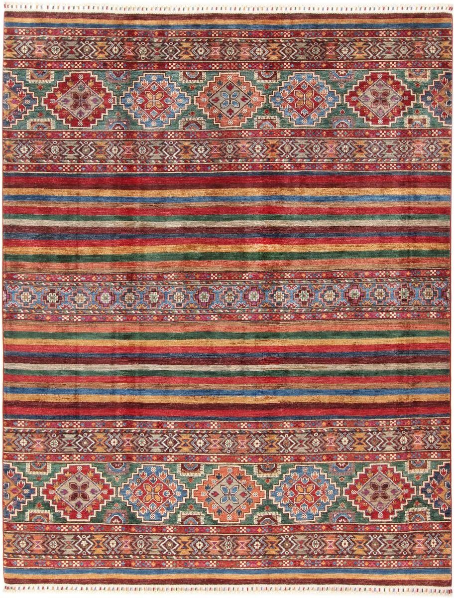 Orientteppich Arijana Shaal 193x242 Handgeknüpfter Orientteppich, Nain Trading, rechteckig, Höhe: 5 mm