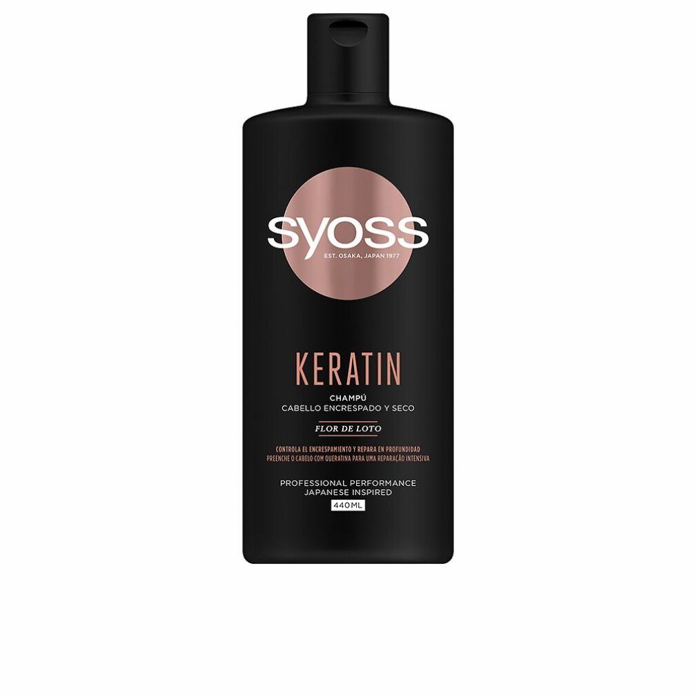 Haarshampoo Keratin Champú Cabello Encrespado y Seco 440ml