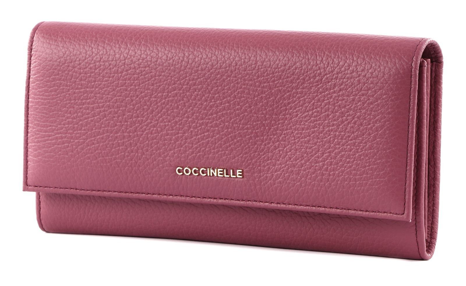 COCCINELLE Geldbörse Metallic Soft, aus echtem Rindsleder günstig online kaufen