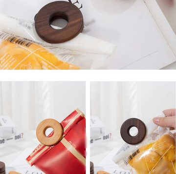 FIDDY Verschlussklammer Verschlussclip, Donut-förmiger Snackbeutel-Clip (6-tlg., Geeignet für Lebensmittel, Snacks, Küche und Zuhause), Niedliche Küchendekorationen