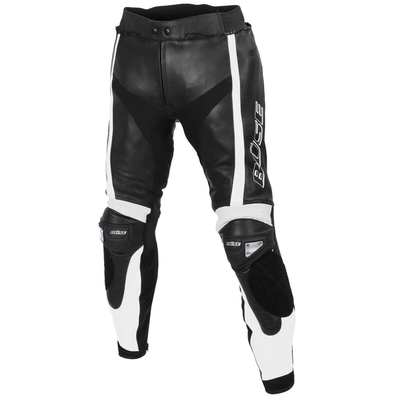 Büse Motorradhose Büse Track Lederhose schwarz / weiß Damen 76