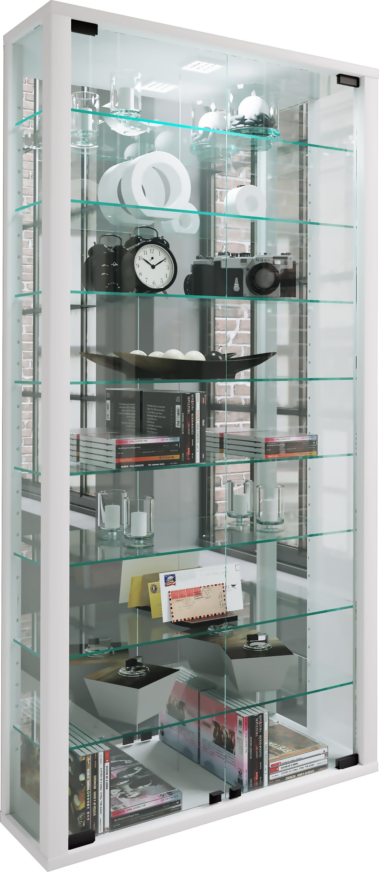 VCM Hängevitrine Wandvitrine Glasvitrine Vitrosa Maxi günstig online kaufen