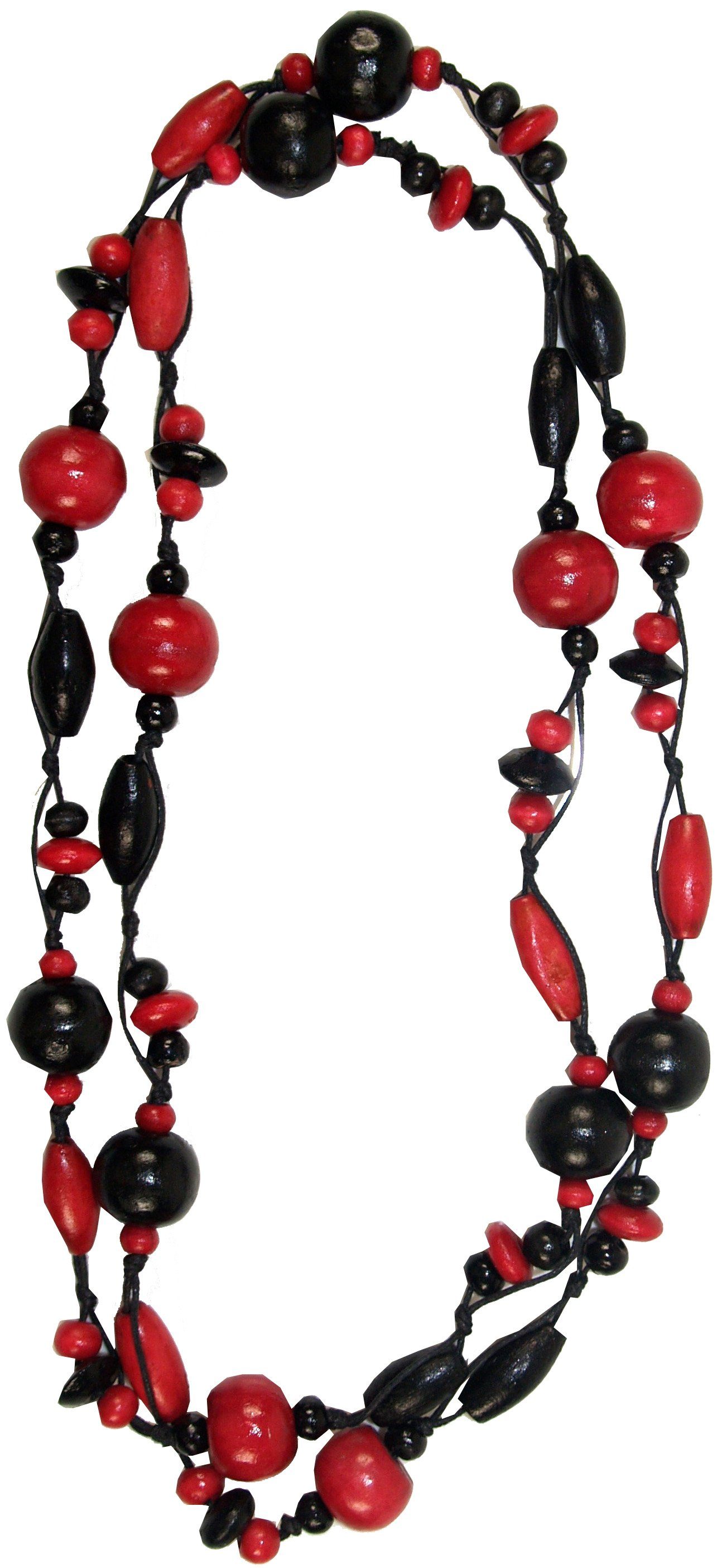 Guru-Shop Perlenkette Modeschmuck, Boho Perlenkette - Modell 9