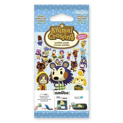 Nintendo Sammelkarte »amiibo Karten 3 Stk. Animal Crossing (Vol. 3) Nintendo Switch«