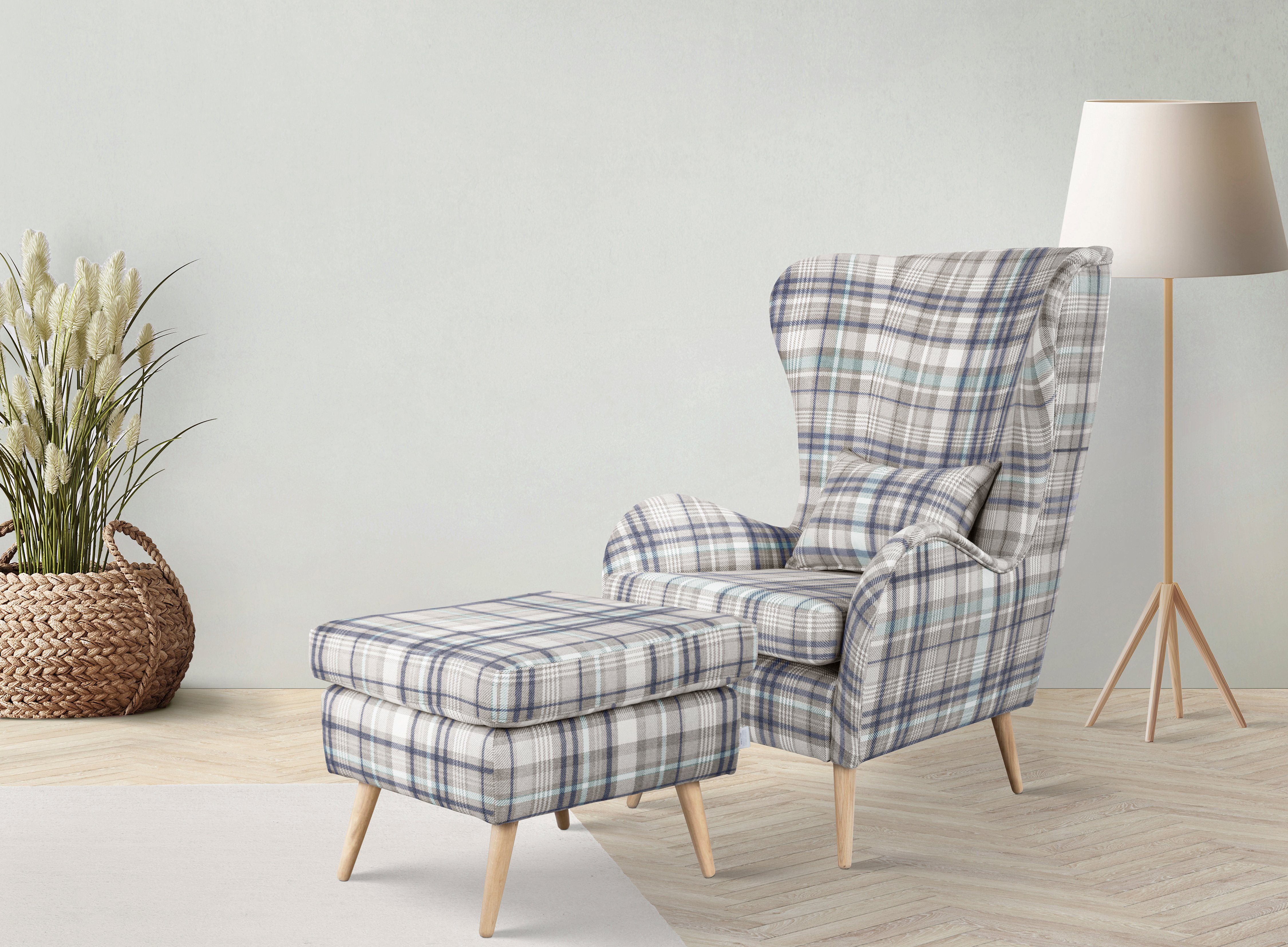 Home affaire Polstergarnitur Charles, groß und gemütlich im moderner Optik