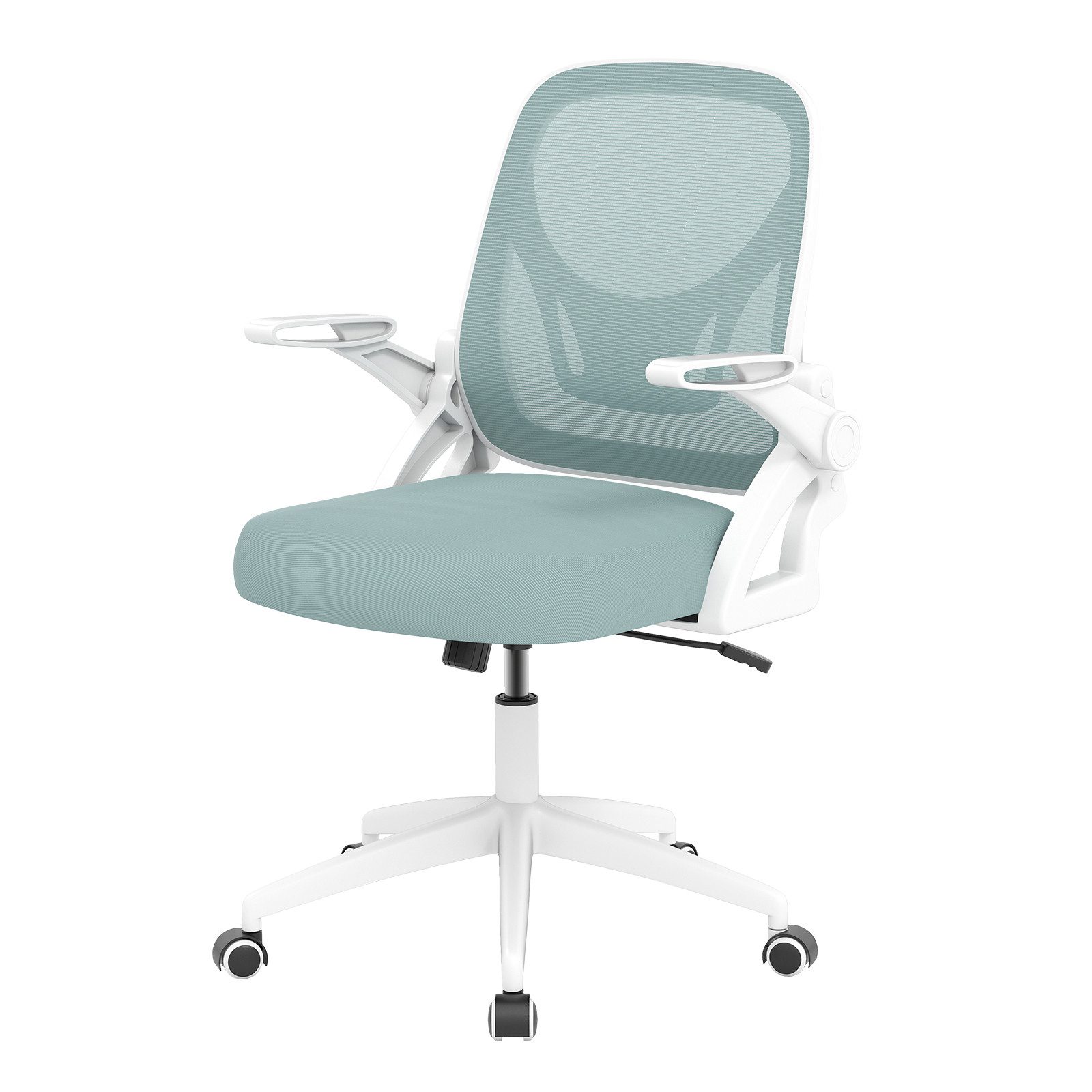 COSTWAY Bürostuhl, Ergonomischer Drehstuhl mit hochklappbaren günstig online kaufen