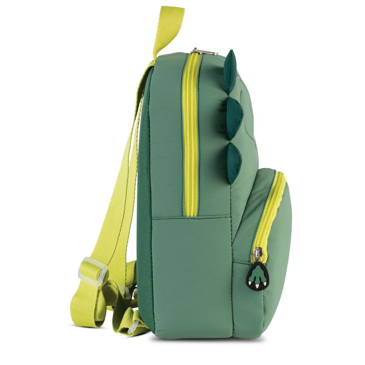 Glühwürmchen Minirucksack Glühwürmchen Kinderrucksack grau-grün DINO – Bild 3 von 5