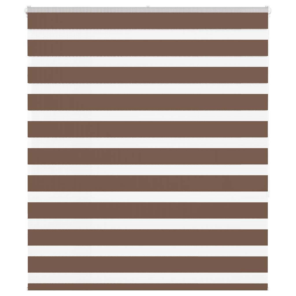 Rollo Doppelrollo Braun 120x150 cm Stoffbreite 115,9 cm Polyester, vidaXL