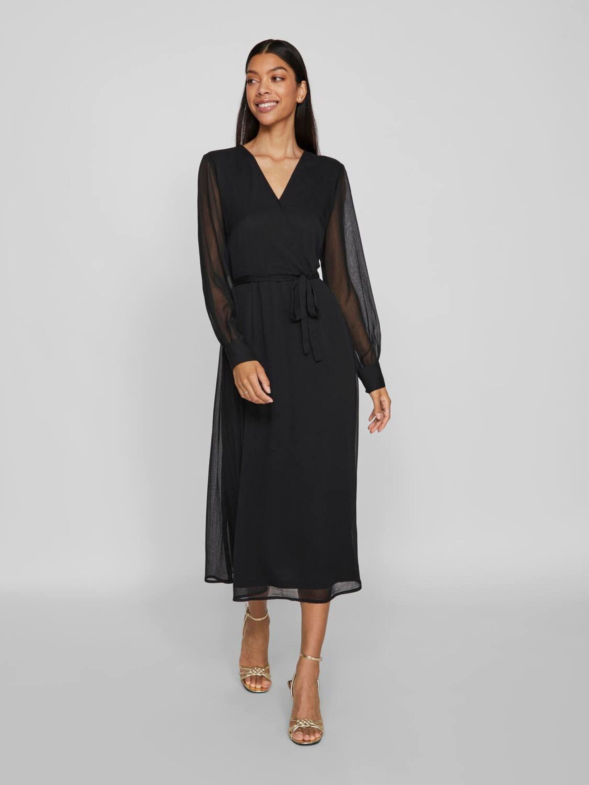 Vila Wickelkleid VIFalia (1-tlg) Drapiert/gerafft