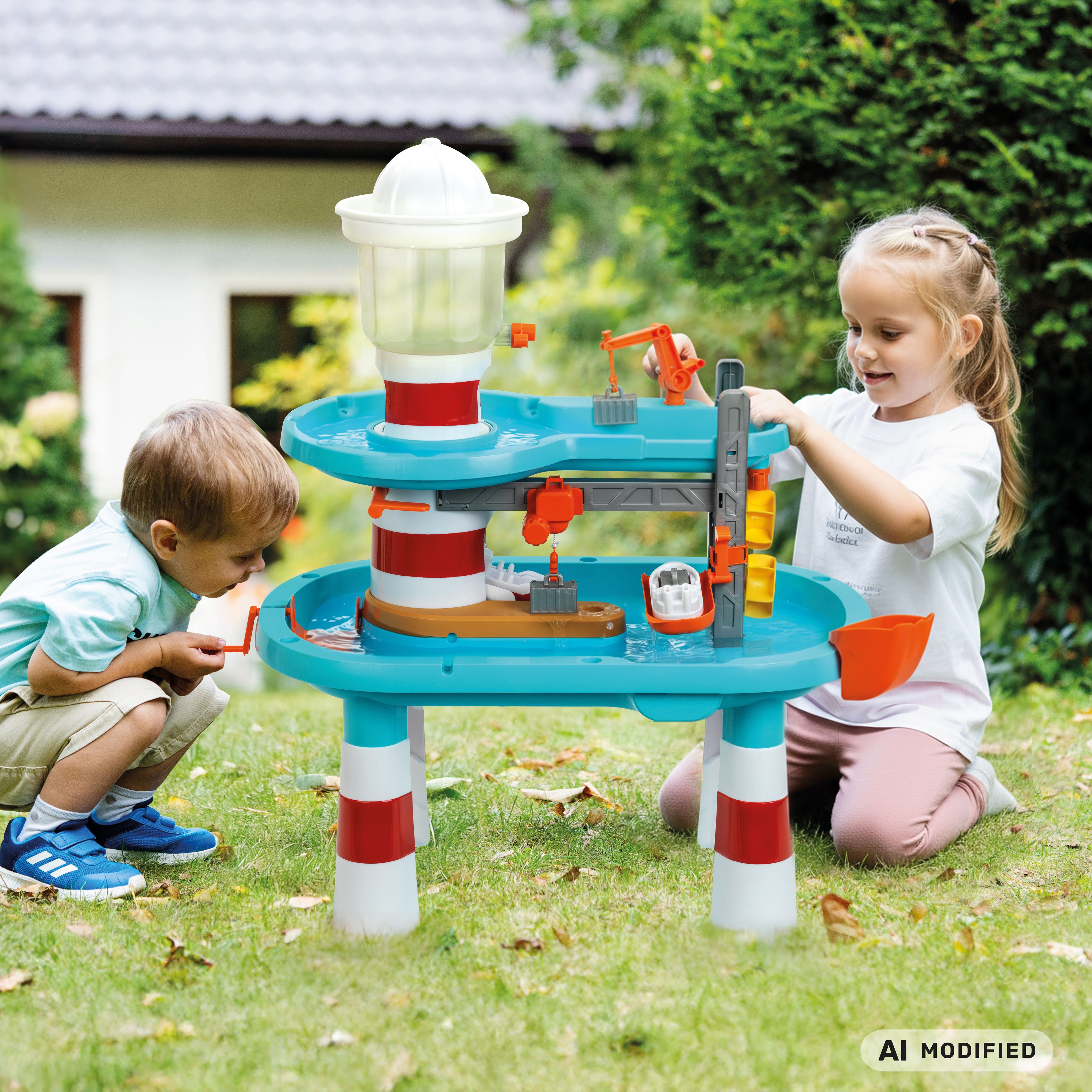 Klein Wasserspieltisch Aqua Action Wasserspieltisch XXL, Lighthouse Splash