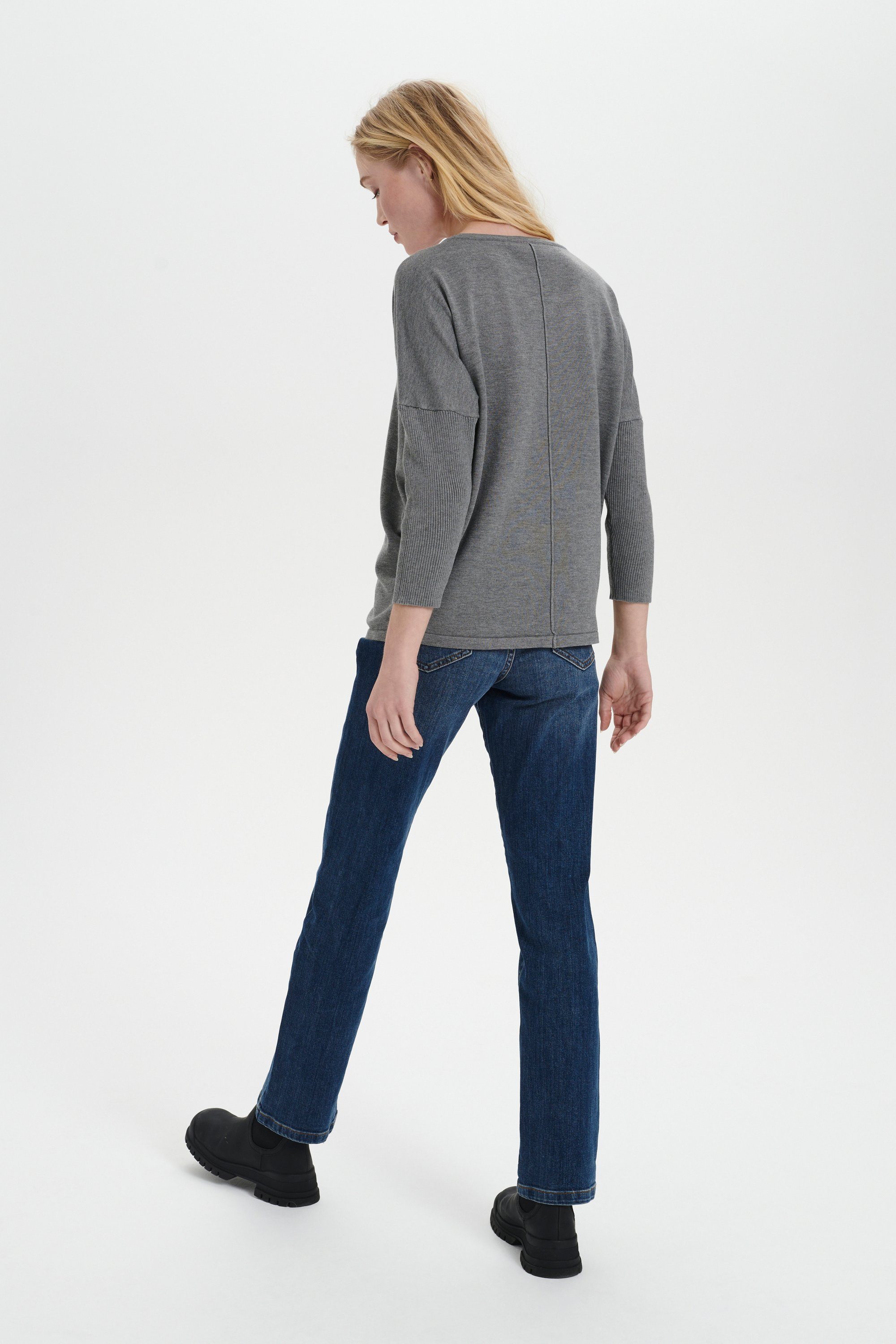 Saint Tropez Strickpullover A2561, MilaSZ R-Neck günstig online kaufen