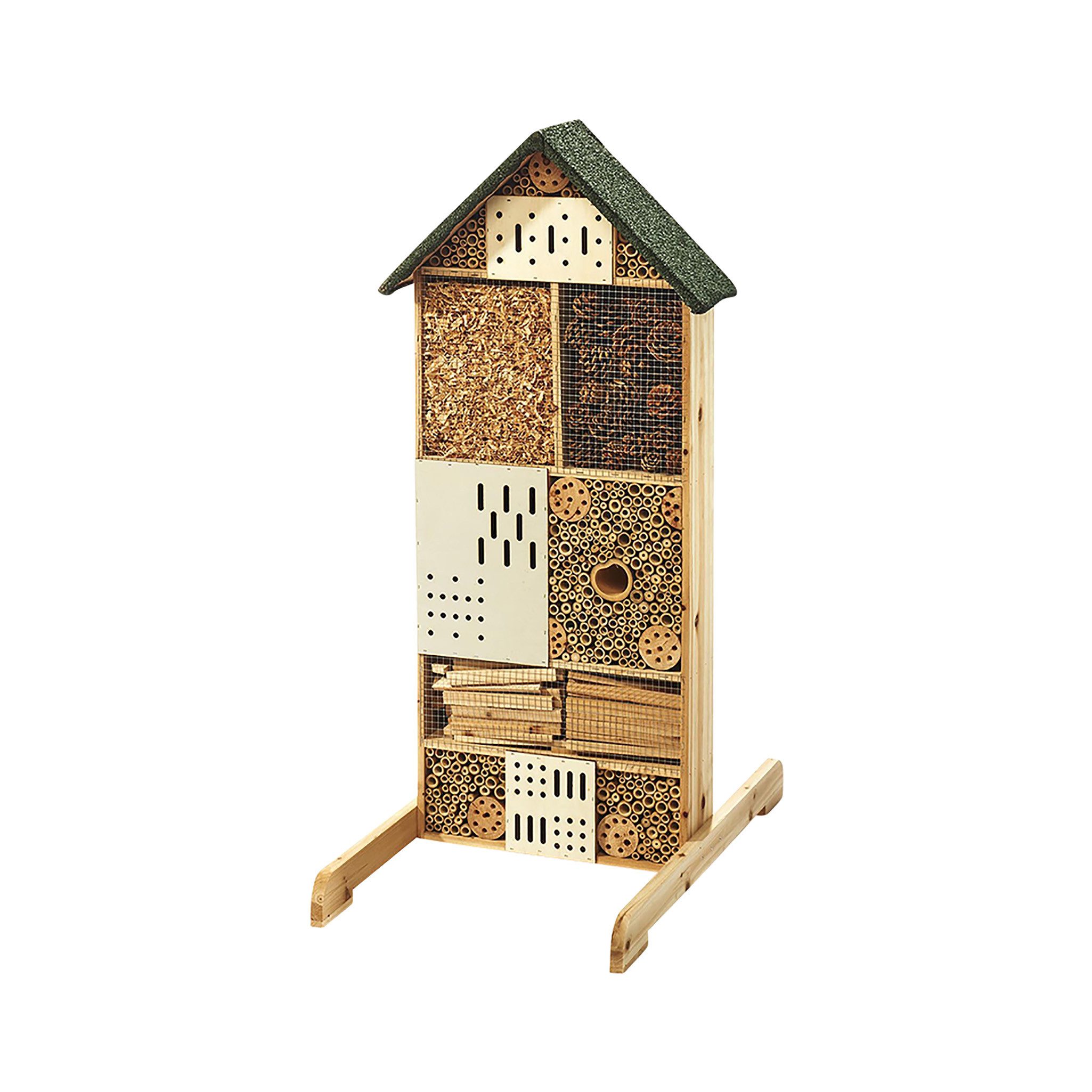 Kobolo Vogelhaus Insektenhotel Insektenhaus HONEY aus Tannenholz, aus Natur günstig online kaufen