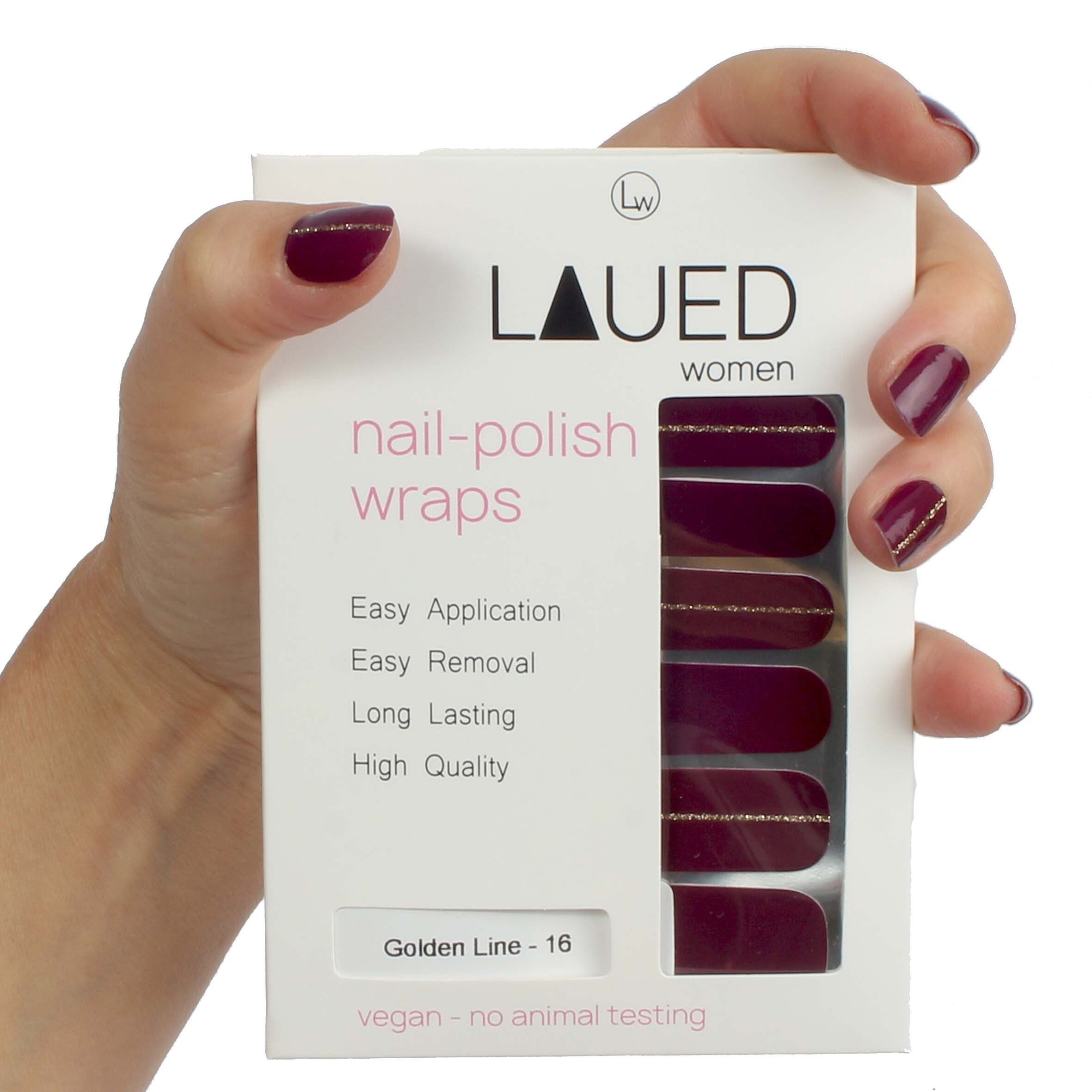 LAUED Nagellack solid purple, aus zertifizierter Produktion (SGS / SEDEX) und  Material (FSC)