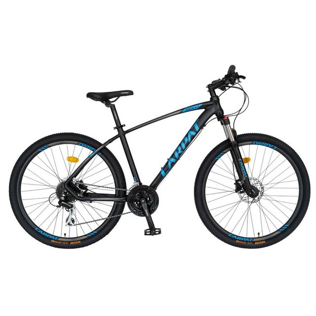 CARPAT SPORT Mountainbike 27,5 28 Zoll Mountainbike für Herren Damen, 21 Gang Shimano Tourney Schaltwerk, Kettenschaltung, (Aluminium Rahmen, Hydraulische Scheibenbremse), MTB Hardtail Fahrrad
