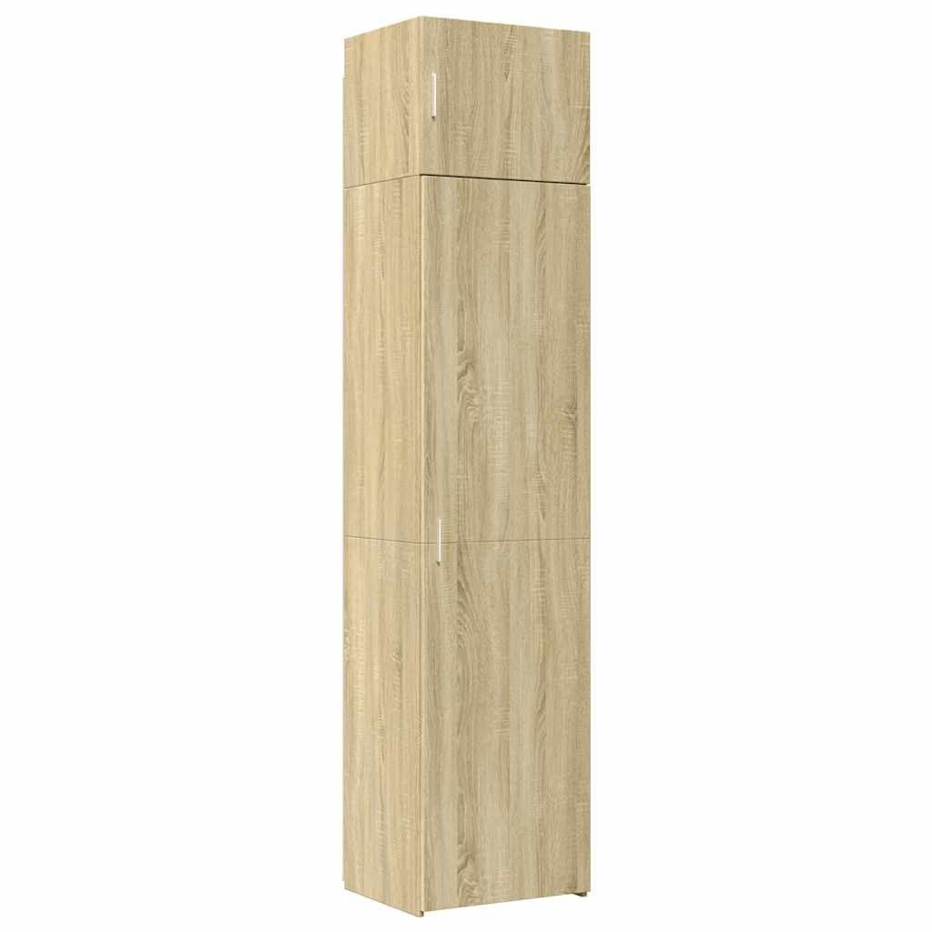 vidaXL Sideboard Hochschrank Schmal Sonoma-Eiche 50x42,5x225 günstig online kaufen