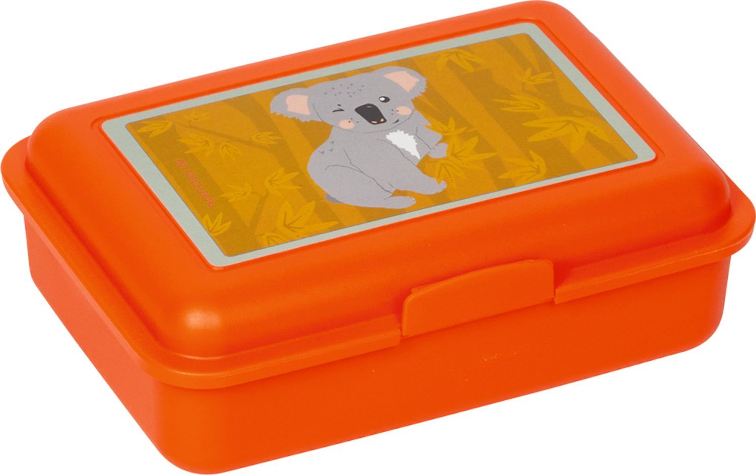 COPPENRATH DIE SPIEGELBURG Lunchbox Kleine Butterbrotdose Koala Kleine Freunde orange, (Set, 2-tlg., 1), Brotzeitdose mit Trenneinsatz