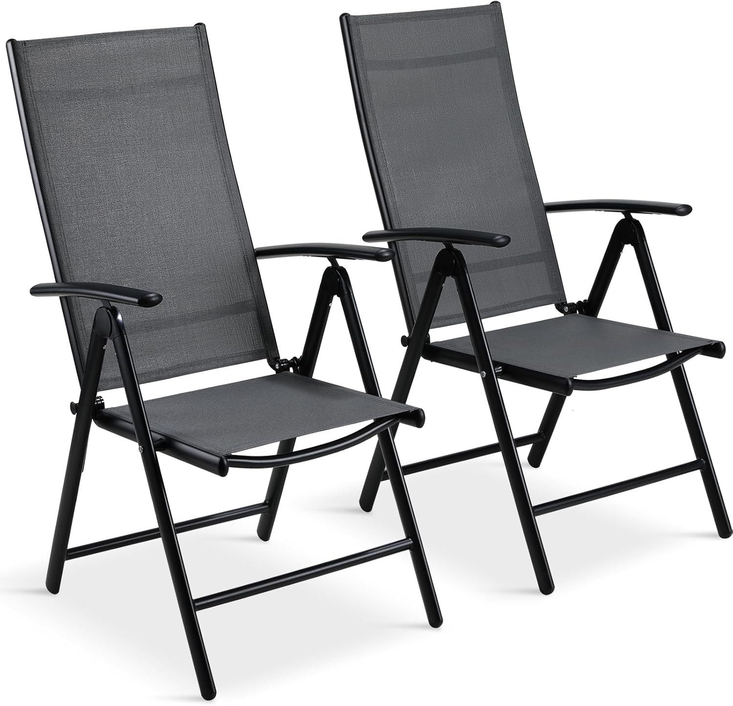 TLGREEN Gartenstuhl Hochlehner, 2/4er Set Balkonstuhl,Klappstuhl,Campingstü günstig online kaufen