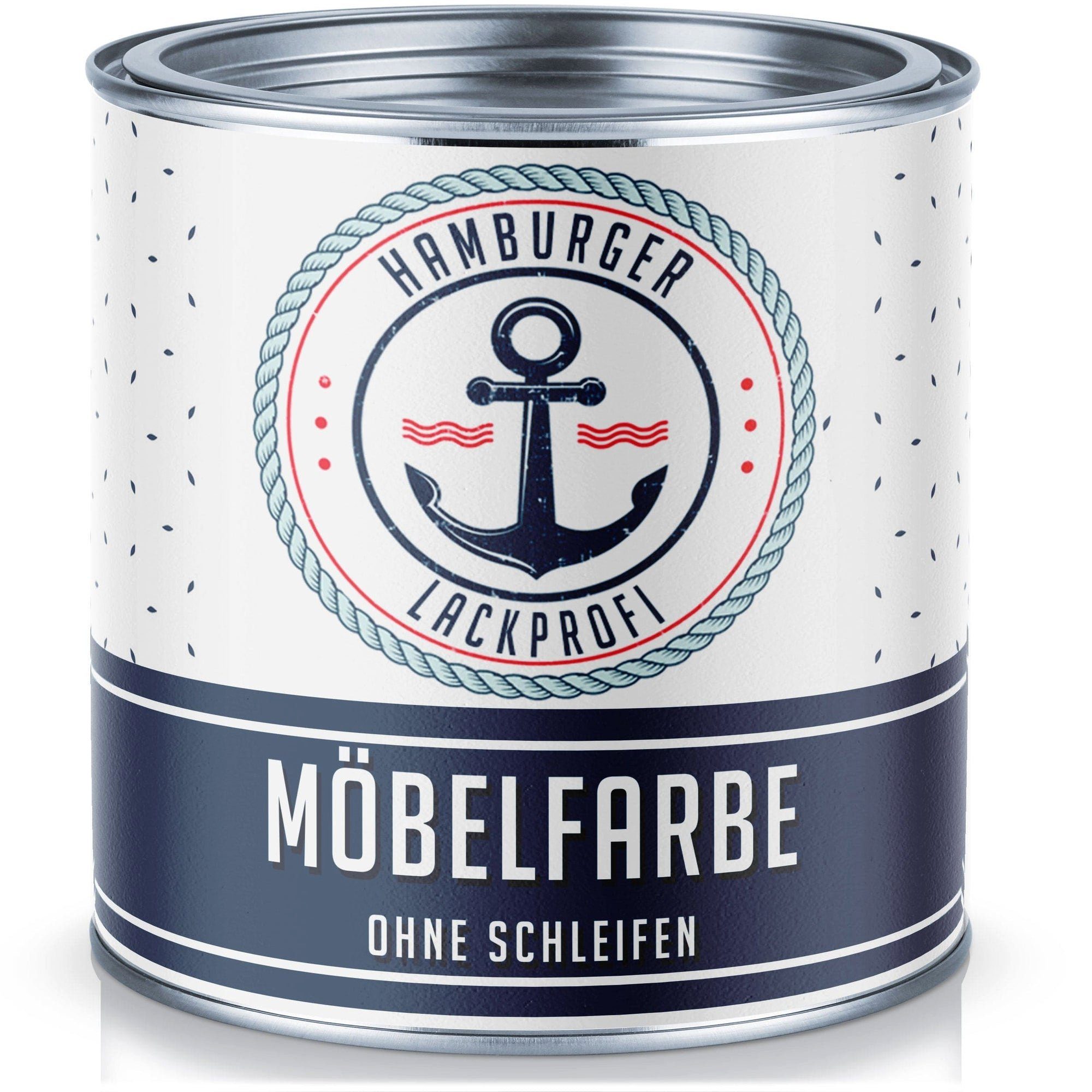 RAL Schleifen Hamburger Möbelfarbe Möbellack Lack-Profi Graphitschwarz 9011 Lack ohne - Hambur