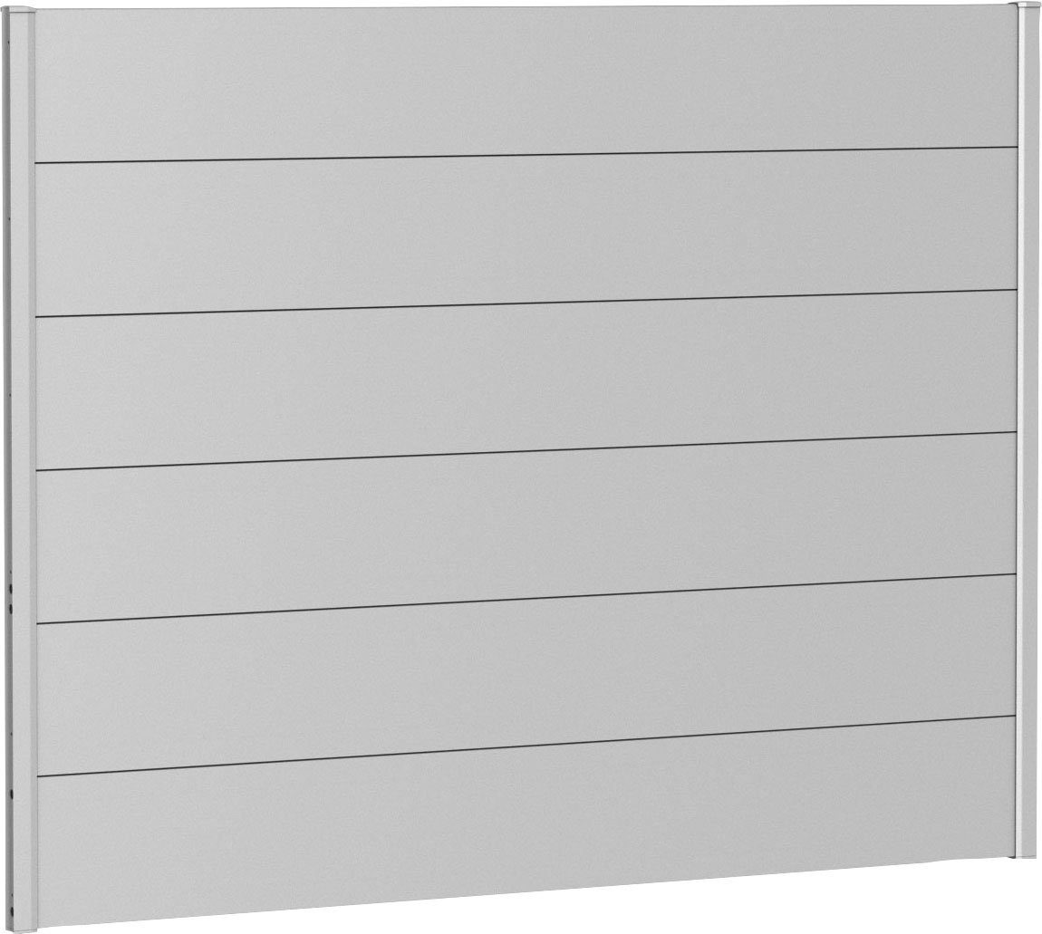 Biohort Sichtschutzelement, 6 Metall-Paneele und 2 Führungsschienen, LxH: 180x137 cm