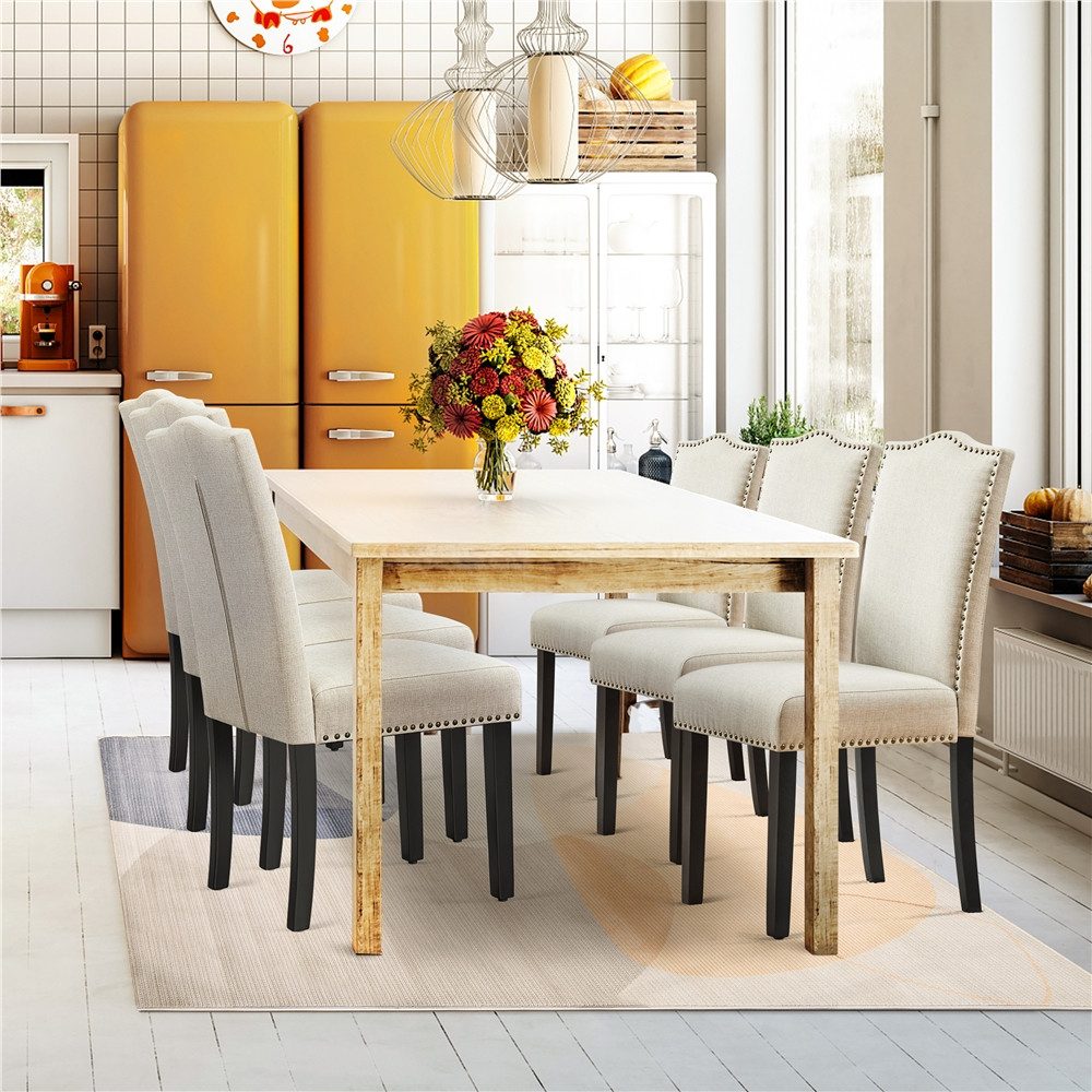 Yaheetech Esszimmerstuhl 2/4/6er Set Küchenstühle (4 günstig online kaufen