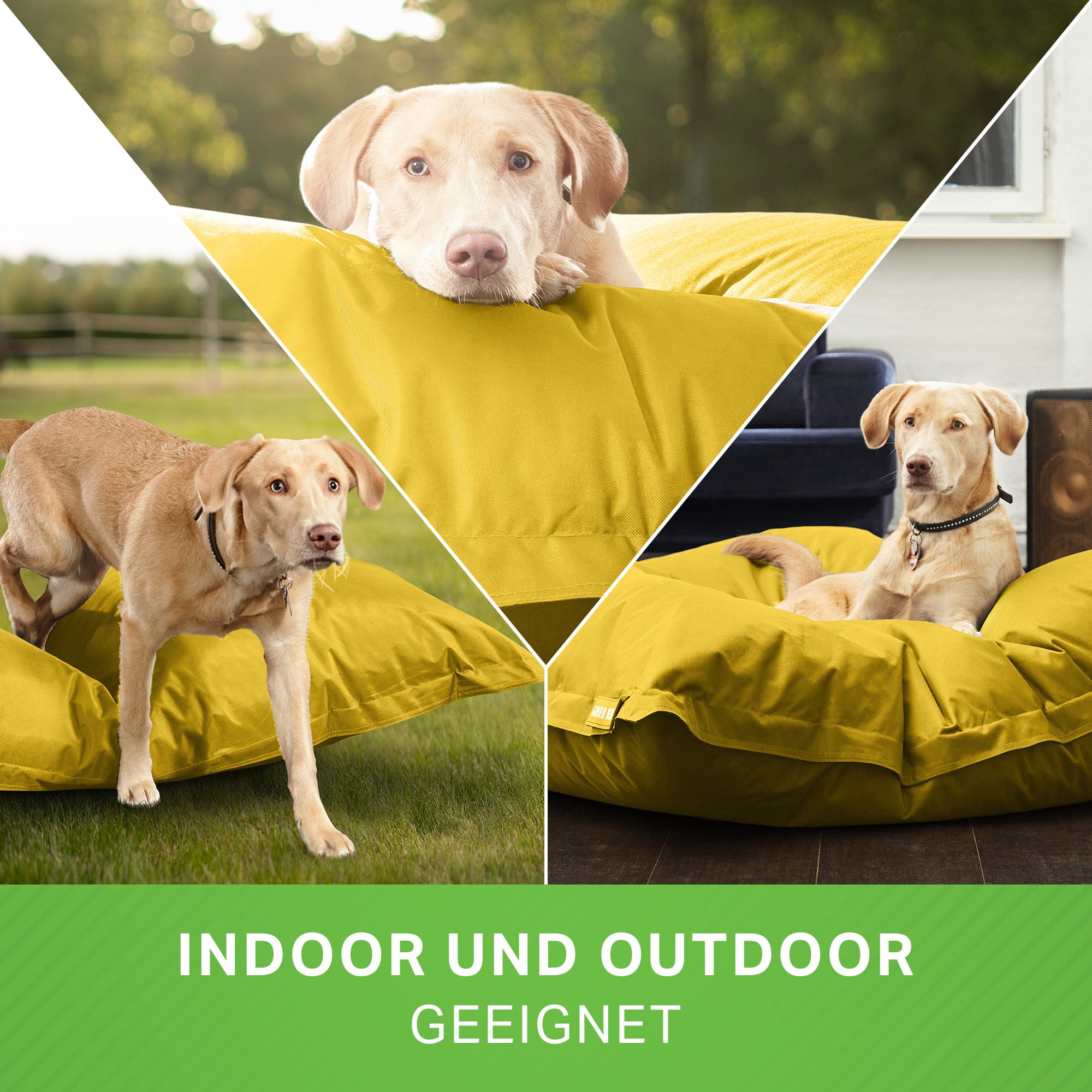 Green Bean Hundematte XXL Hundebett - Hundekissen 140x180cm