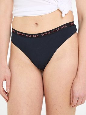 Tommy Hilfiger Underwear T-String SHINE 3 PACK THONG GIFTING (Packung, 3er-Pack) mit Tommy Hilfiger Logobund