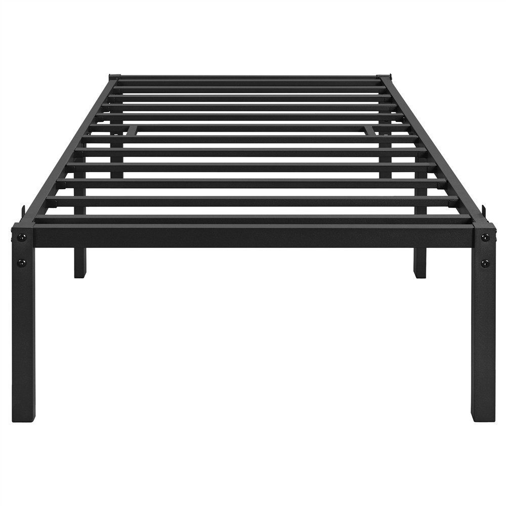Yaheetech Metallbett 90×190/90×200/140×200/160×200/180×200 cm, Bettrahmen 36/41 cm H mit Lattenrost, Bettgestell aus Metall